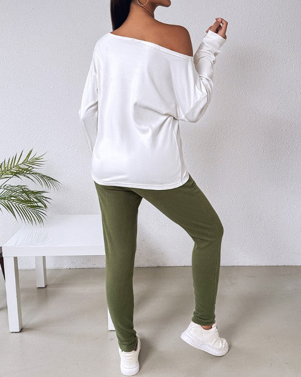 Lily/ Nope Not Today Top &amp; Jogger Set