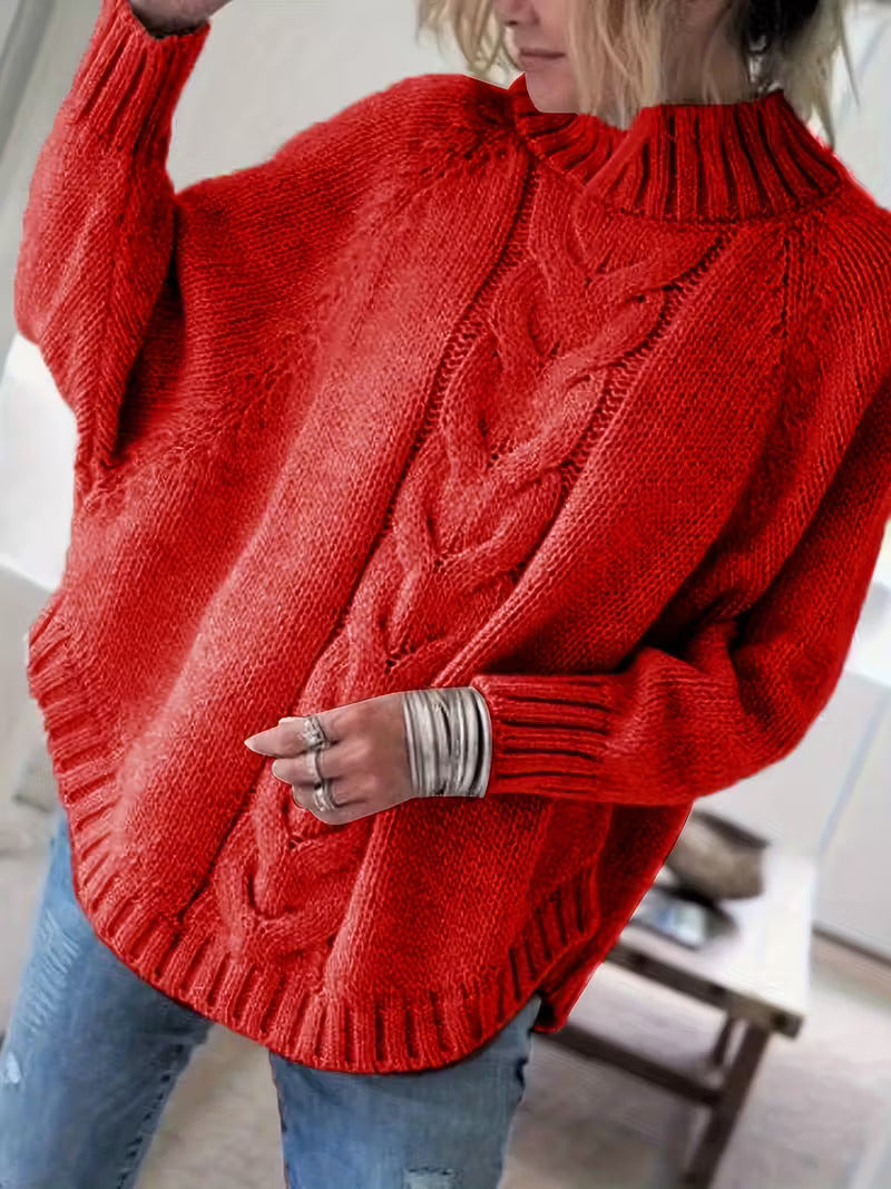 Melure – Oversized Cable Knit Sweater