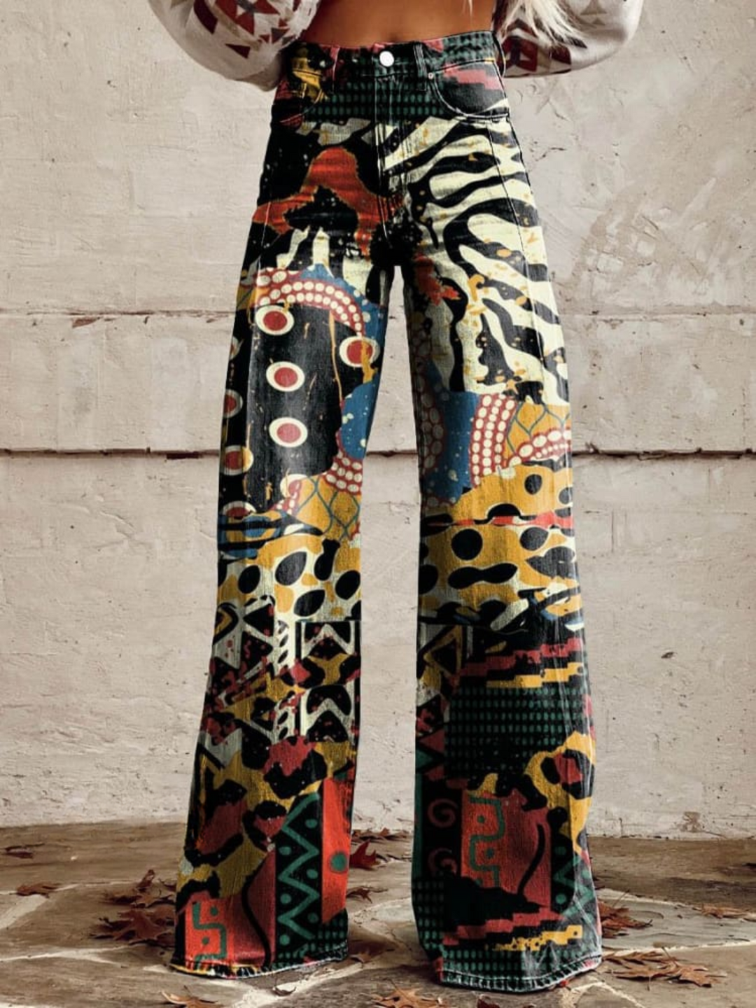 Amelia™ | Wide Floral Pants