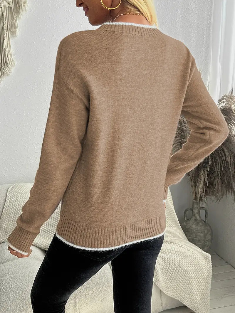 Claudine – Winter Knitted Sweater