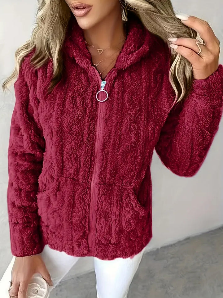 Sophie – Long Sleeve Hoodie With Zipper
