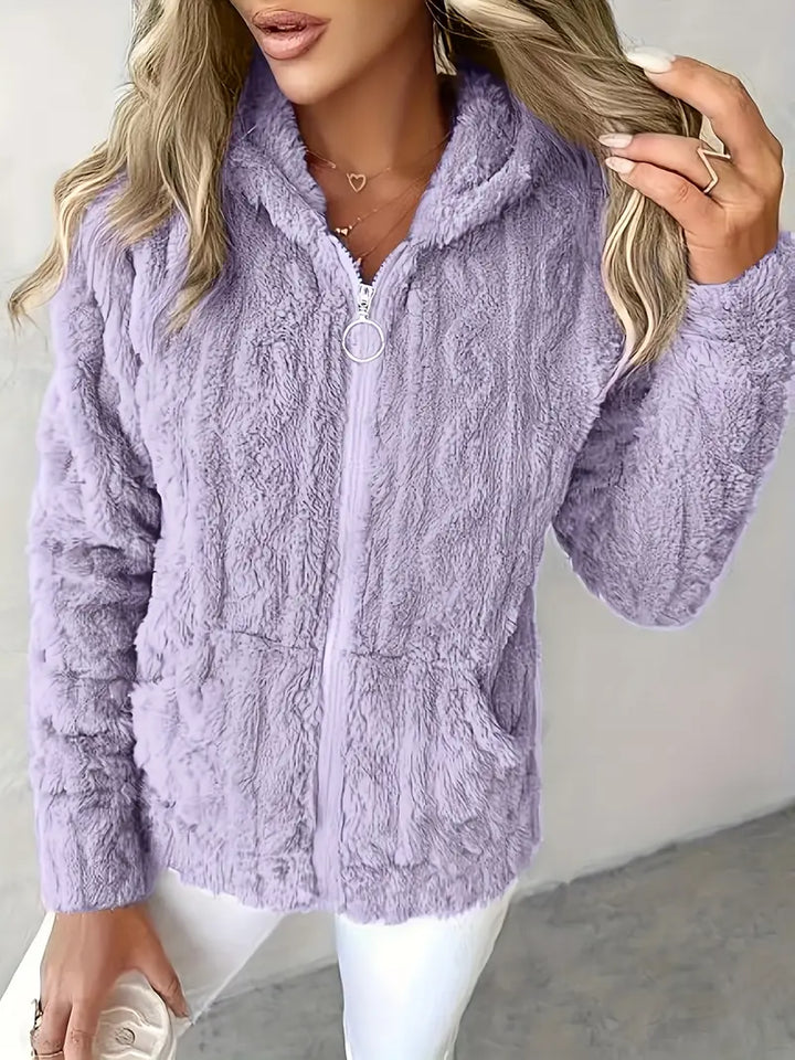 Sophie – Long Sleeve Hoodie With Zipper