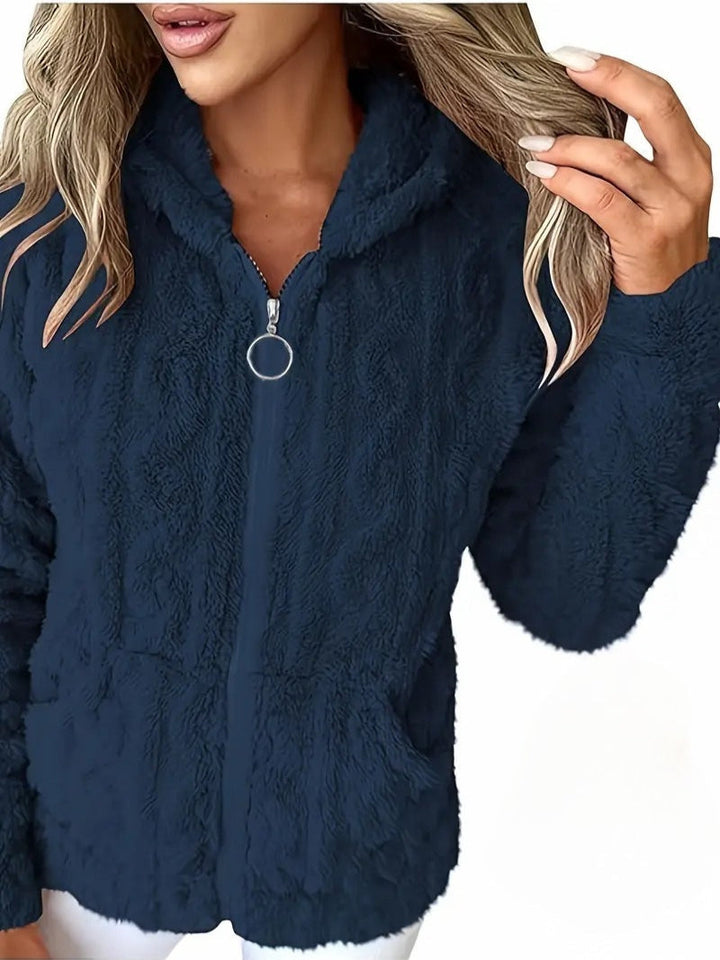 Sophie – Long Sleeve Hoodie With Zipper