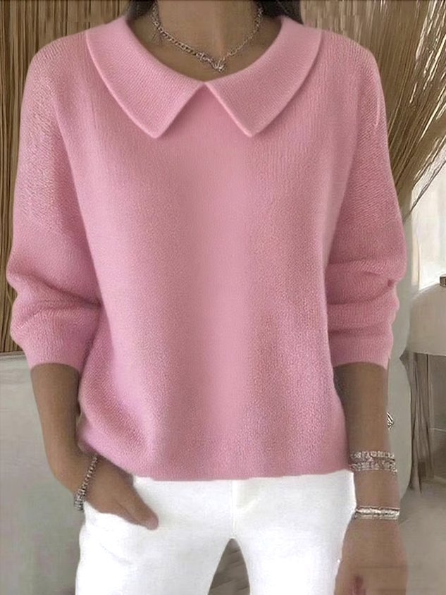 Marcelle – Comfortable Long-Sleeved Cotton Sweater