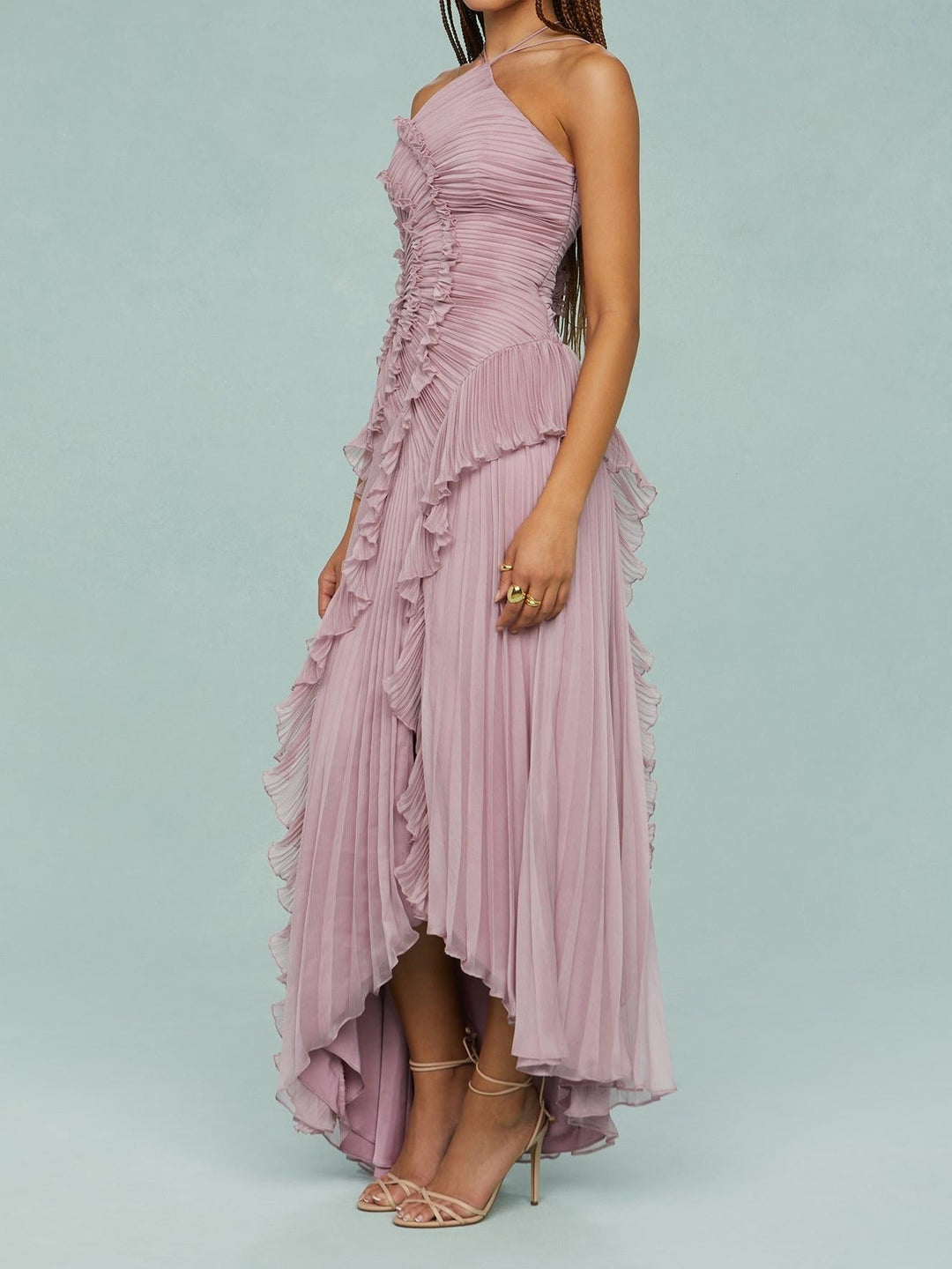 Amelia – Ocean Whirlpool Maxi Dress