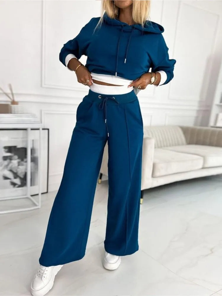 Camila | Relaxed Hoodie &amp; Wide-Leg Pants Set