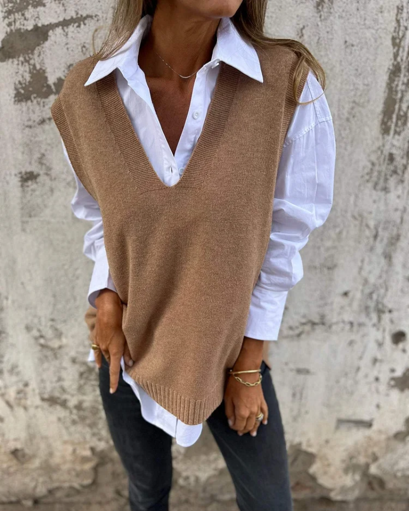 Ariel - Knitted Sweater Vest