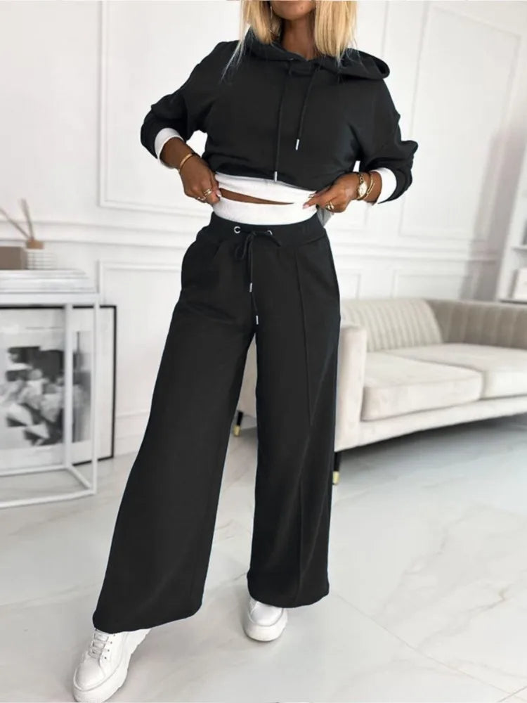 Camila | Relaxed Hoodie &amp; Wide-Leg Pants Set