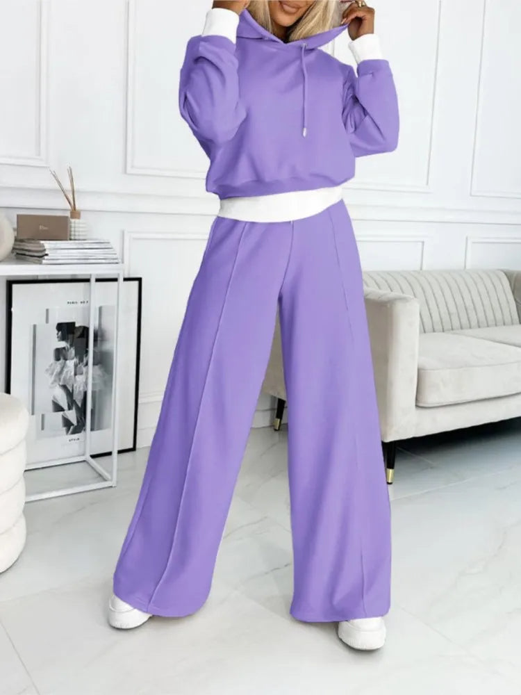 Camila | Relaxed Hoodie &amp; Wide-Leg Pants Set