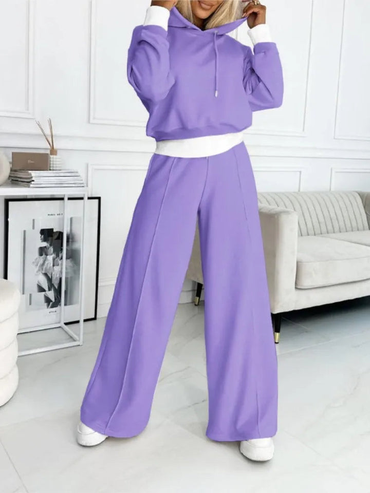 Camila | Relaxed Hoodie &amp; Wide-Leg Pants Set