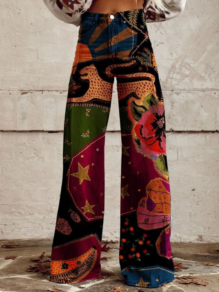 Amelia™ | Wide Floral Pants