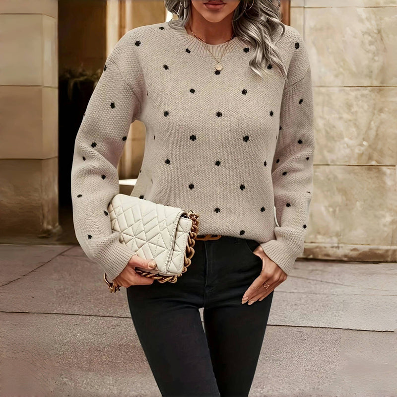 Anastasia | Polka Dot Sweater