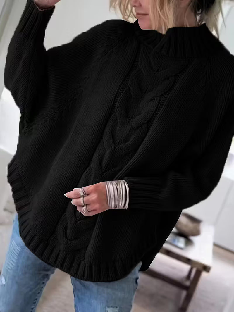 Melure – Oversized Cable Knit Sweater