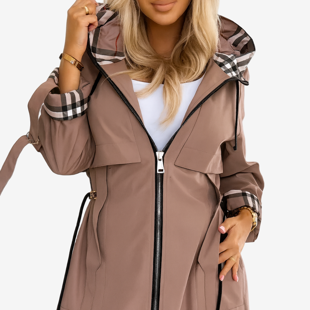 Clarisse – Elegant Mid-Season Trench Coat