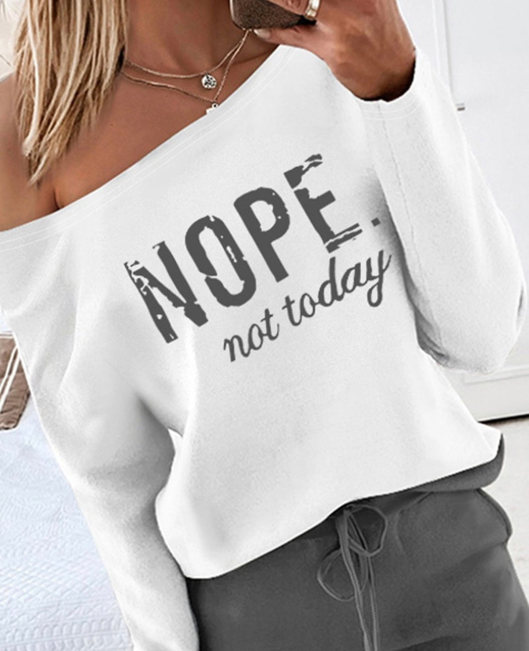Lily/ Nope Not Today Top &amp; Jogger Set