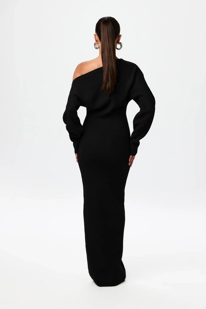 Carol | Off Shoulder Sweater Dress