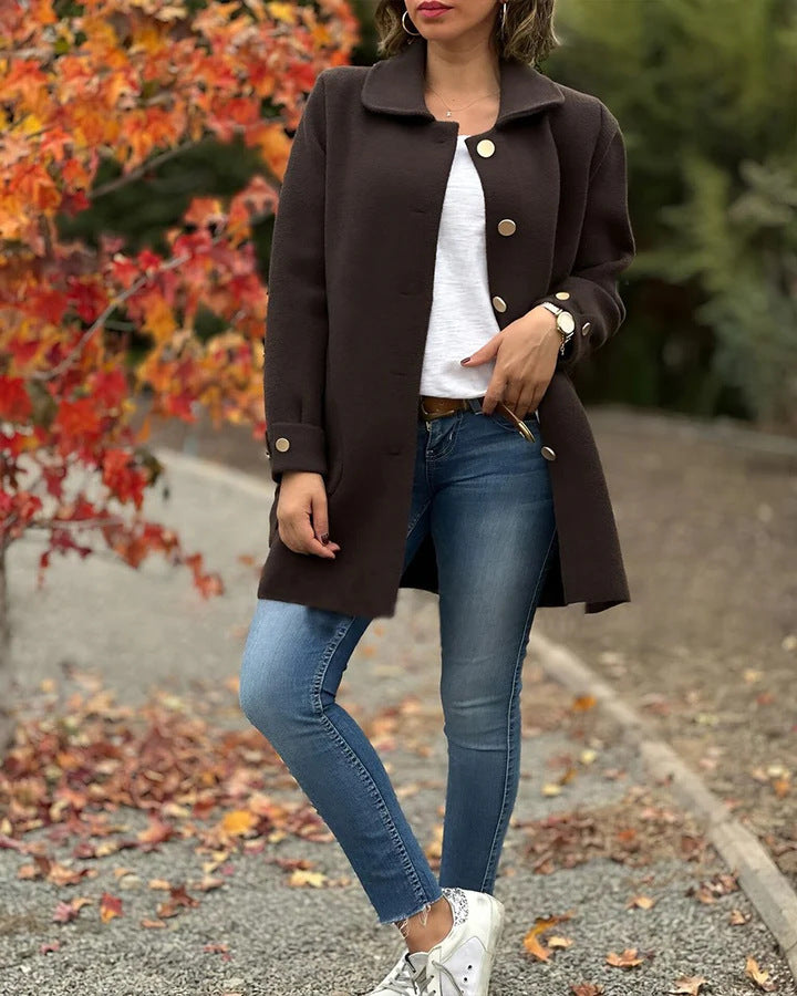 Celeste – Oversized Long Sleeve Coat