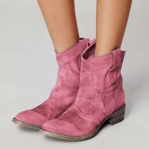 Viondra – Elegant Suede Ankle Boots