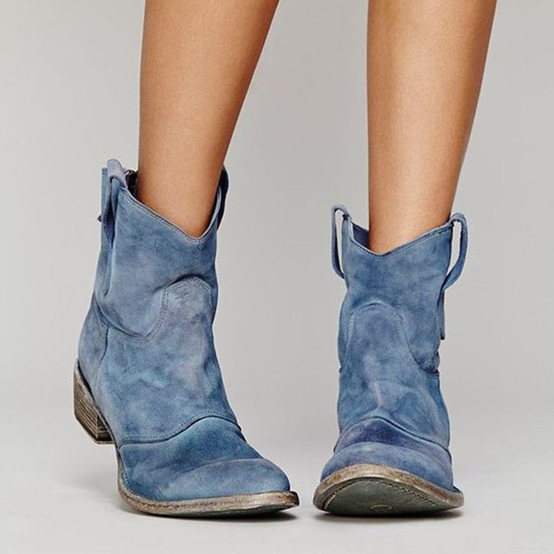 Viondra – Elegant Suede Ankle Boots