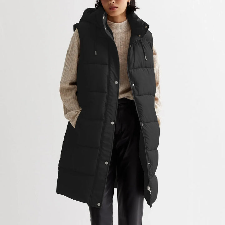 Stella | Sleeveless Hooded Parka