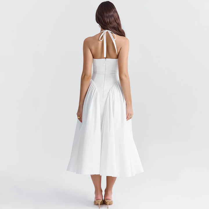 Chloe | Halter Fit &amp; Flare Dress