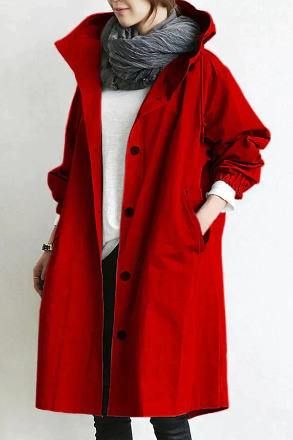 Sabina – Elegant Water-Repellent Trench Coat