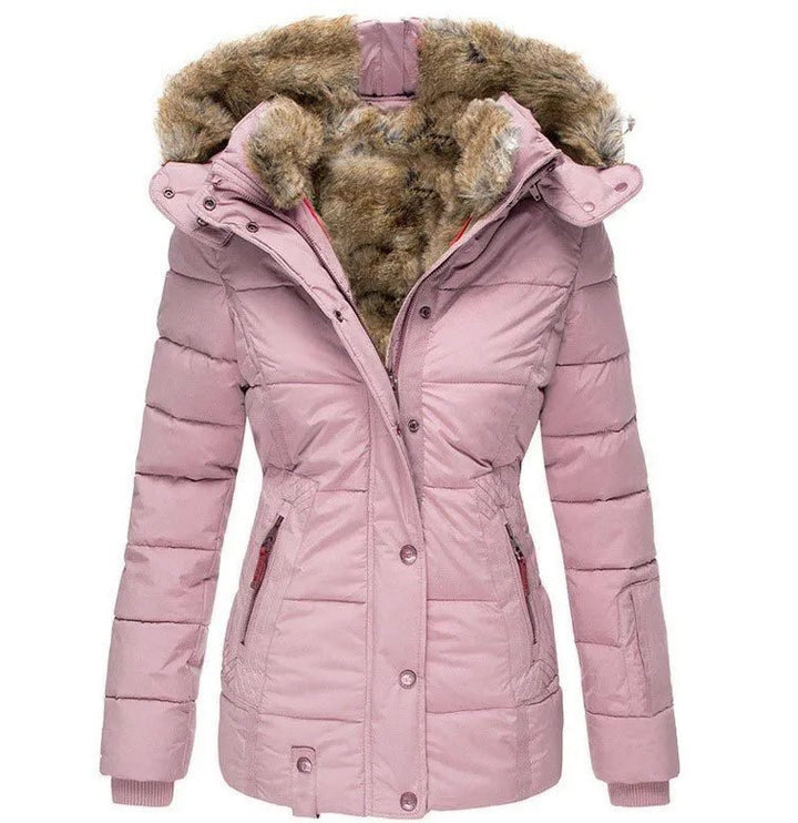 Leandra – Warm Winter Coat with Fur Lining