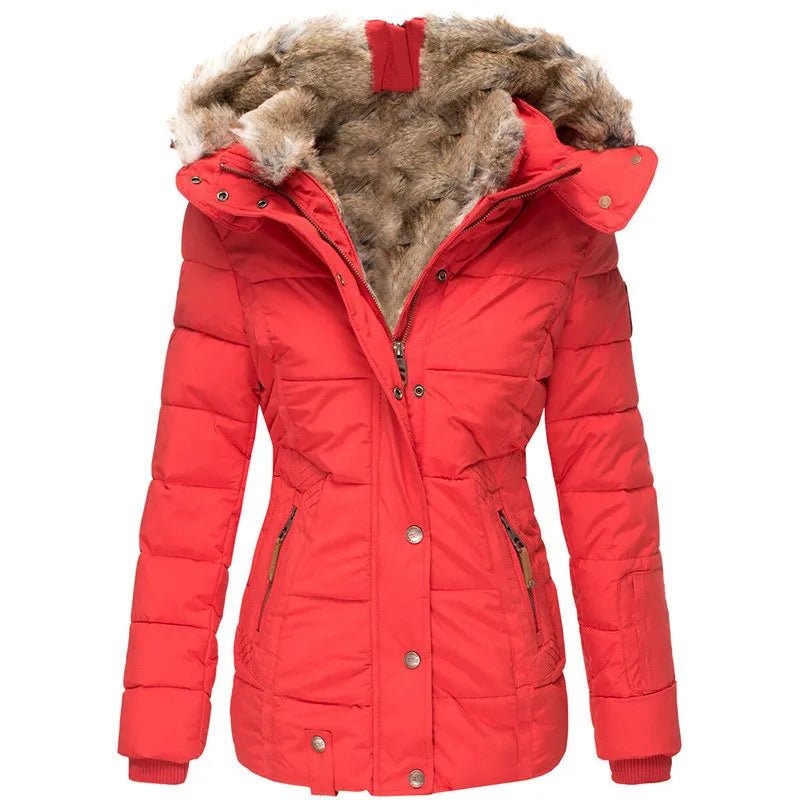 Leandra – Warm Winter Coat with Fur Lining