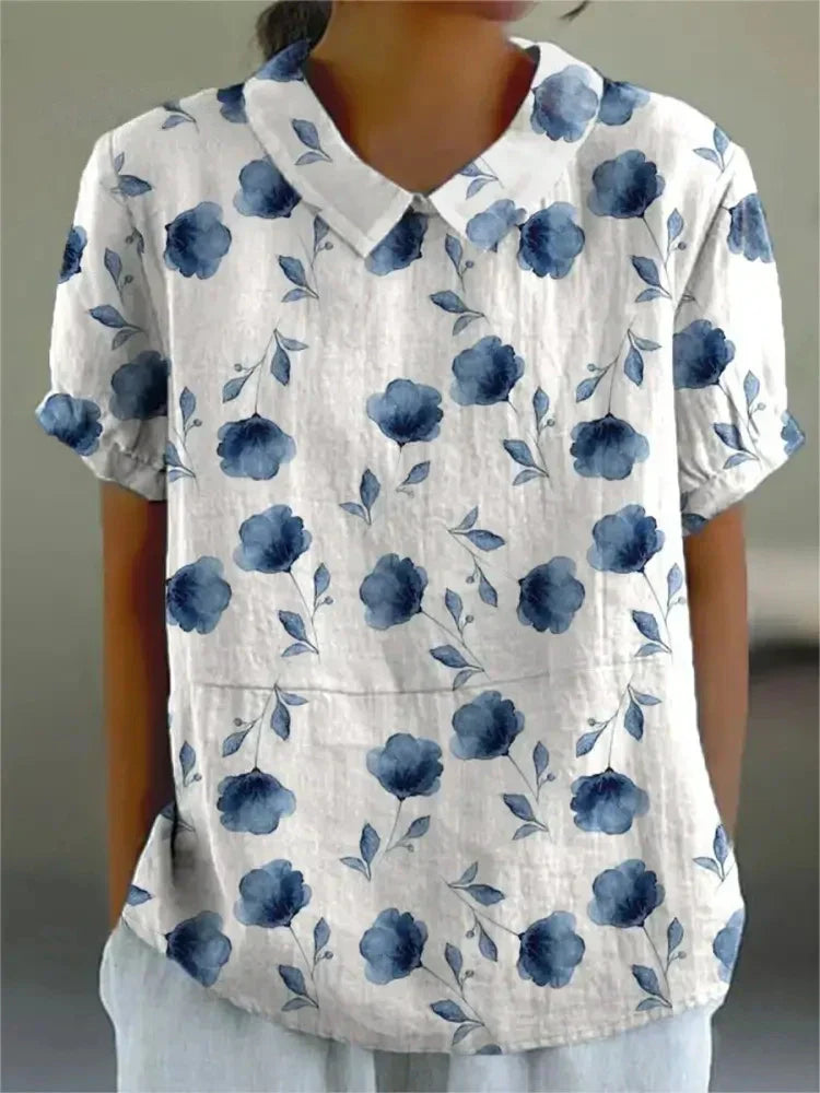 Marina™ | Floral Elegant Blouse
