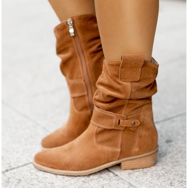 Avery – Ankle Boots with Simple Zipper and Orthopedic Comfort