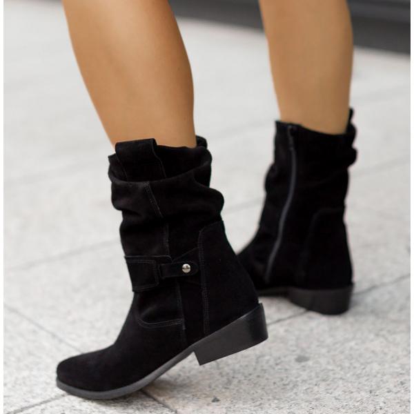 Avery – Ankle Boots with Simple Zipper and Orthopedic Comfort