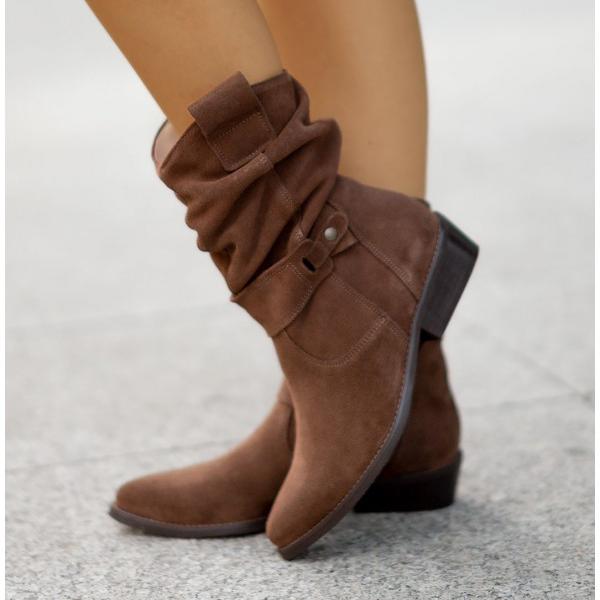 Avery – Ankle Boots with Simple Zipper and Orthopedic Comfort