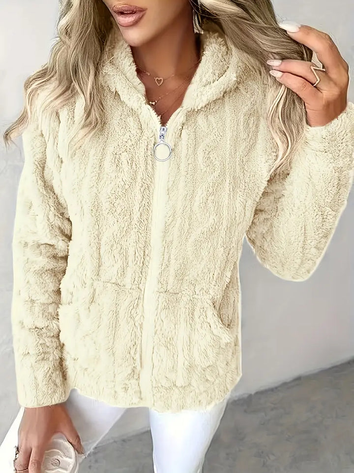 Sophie – Long Sleeve Hoodie With Zipper