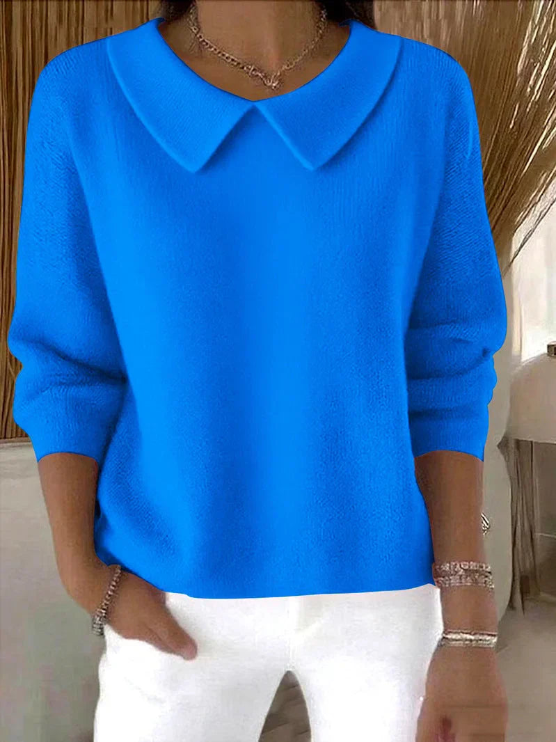 Marcelle – Comfortable Long-Sleeved Cotton Sweater