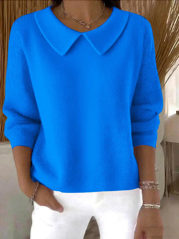 Marcelle – Comfortable Long-Sleeved Cotton Sweater