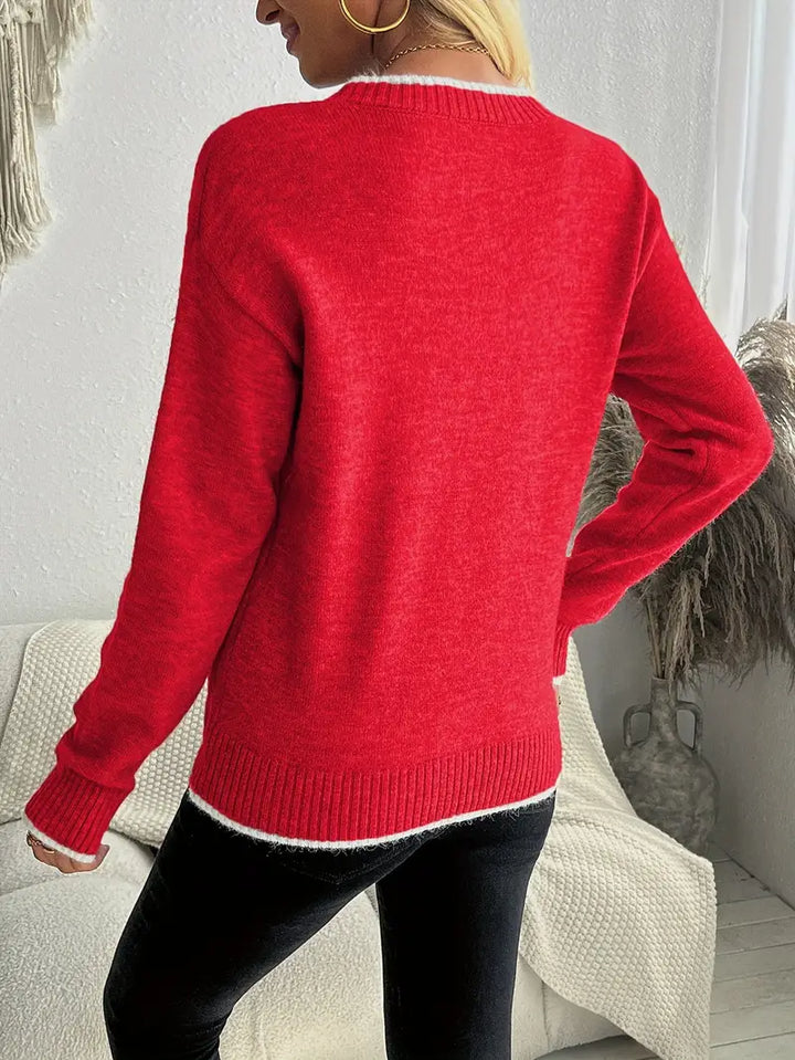 Claudine – Winter Knitted Sweater