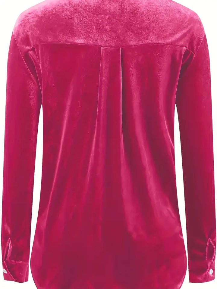 Maelis – Long Sleeve Shirt With Front Pockets