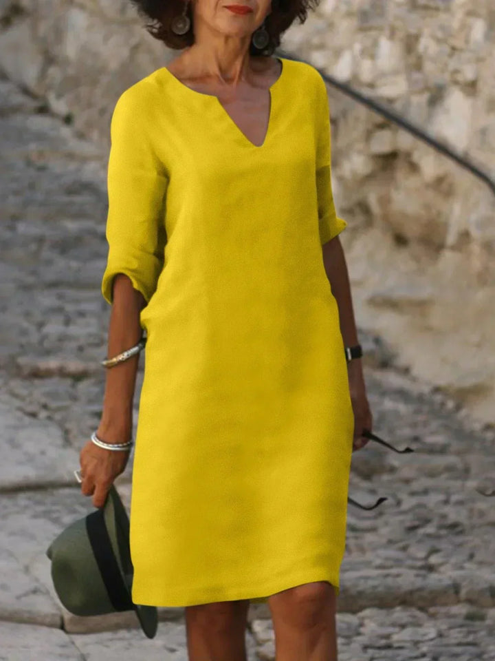Bella | Elegant Dress with V-Neck
